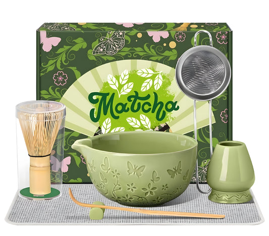 7 Piece Matcha Set Green
